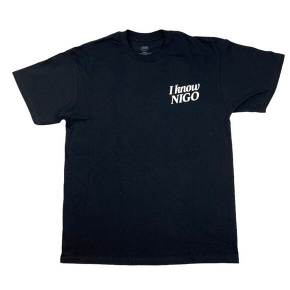 BAPE Founder Nigo x Human Made "I Know Nigo" Magic Carpet Tee Black Medium - Picture 4 of 5